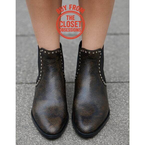 ZARA Brown US 6.5 Almond Toe Boots NWT - Picture 2 of 13